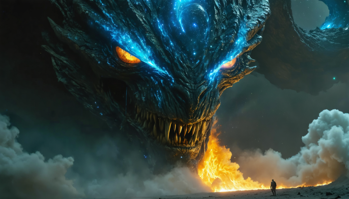 découvrez le réveil spectaculaire d'un monstre cosmique après 100 millions d'années de sommeil, déchaînant une force dévastatrice qui bouleverse l'univers.