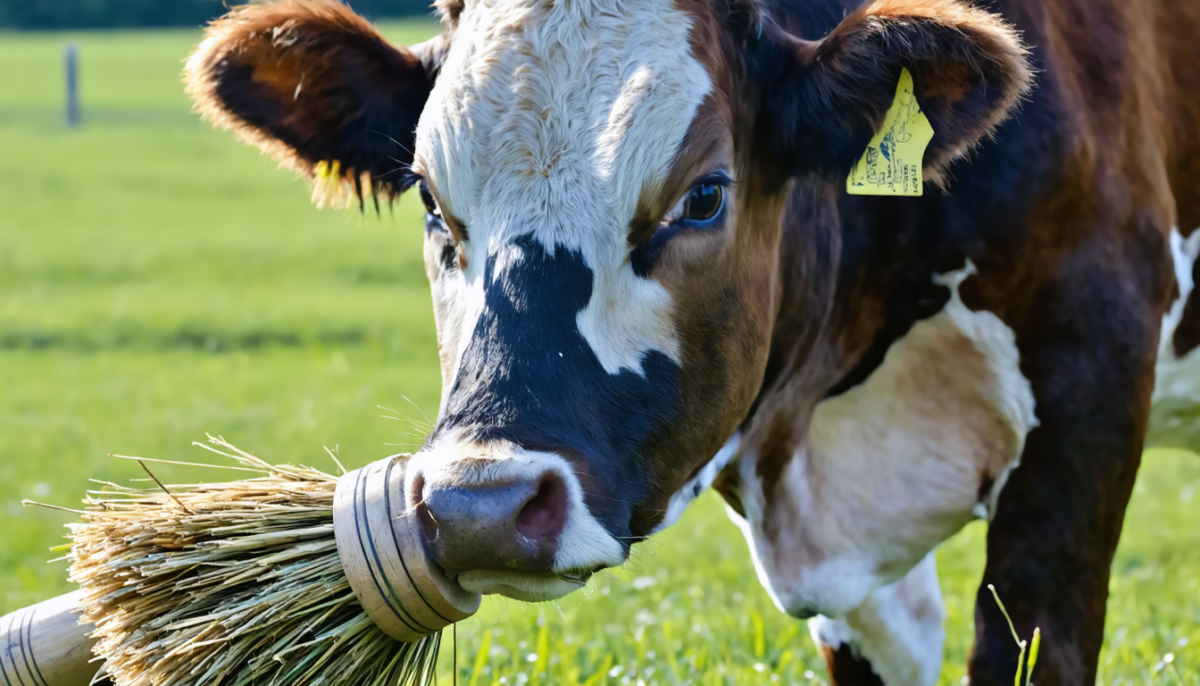 découvrez comment un comportement inattendu des vaches, comme choisir le bon côté du balai, révèle leur intelligence surprenante et remet en question nos idées reçues.