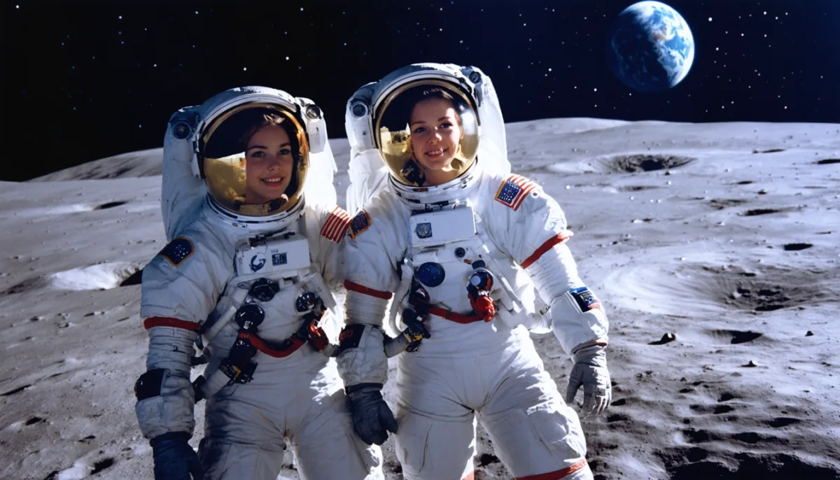 découvrez l'histoire méconnue de ces deux jeunes héroïnes pionnières ayant tourné autour de la lune avant tout le monde, mais restées dans l'ombre de la mémoire collective.