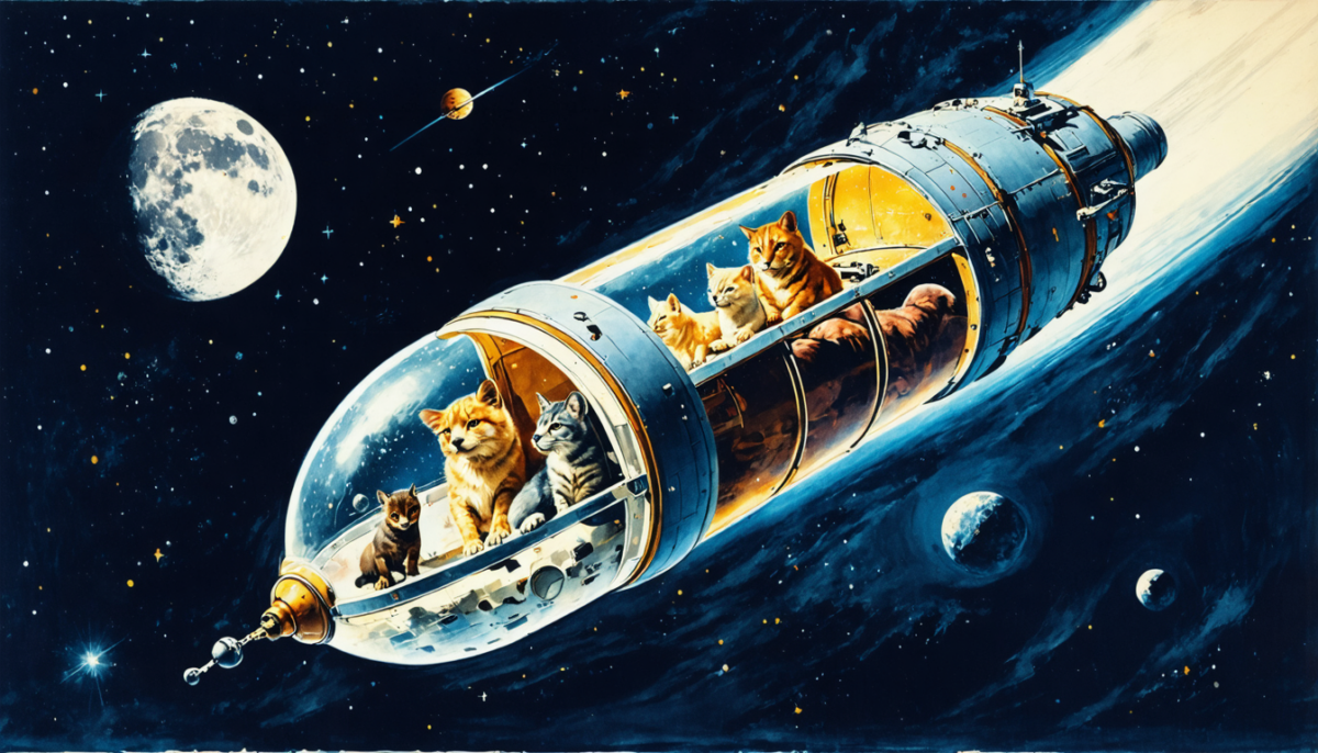 découvrez l'histoire oubliée de ces deux jeunes héroïnes pionnières qui ont tourné autour de la lune avant tout le monde, mais dont le courage est resté méconnu.