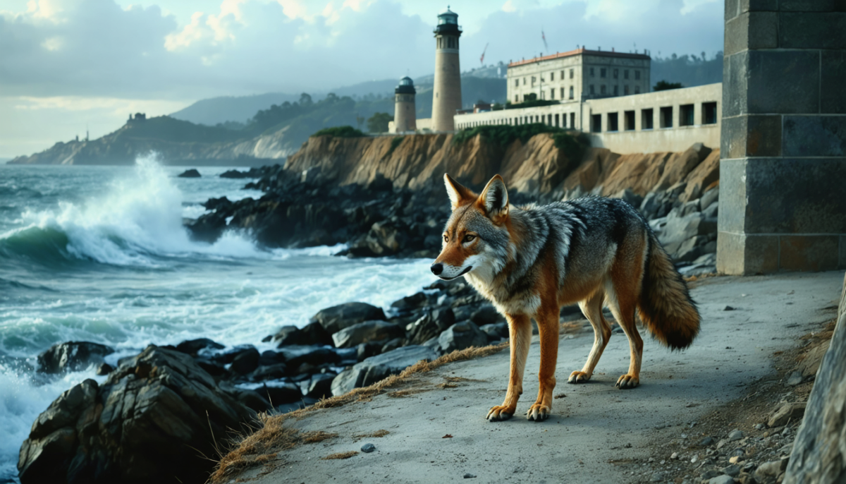 découvrez l'incroyable périple d'un coyote audacieux qui a osé pénétrer dans la prison d'alcatraz, un lieu mythique où les prisonniers tentaient désespérément de s'évader entre vie et mort.