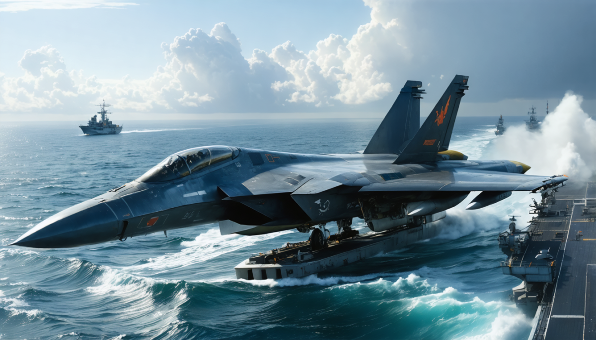 découvrez comment le nouvel avion de chasse chinois révolutionne l'aviation navale moderne en repoussant les limites technologiques et stratégiques.