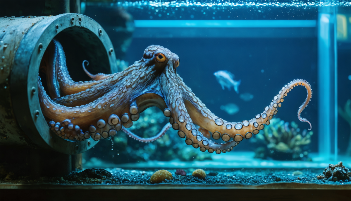 découvrez l'incroyable évasion d'un poulpe malin à l'aquarium national de nouvelle-zélande, une aventure étonnante qui défie toutes les attentes.