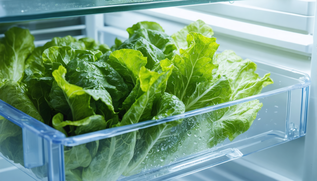 découvrez pourquoi vos feuilles de salade flétrissent rapidement au réfrigérateur et apprenez à préserver leur fraîcheur grâce à une cause insoupçonnée révélée par un détail subtil.