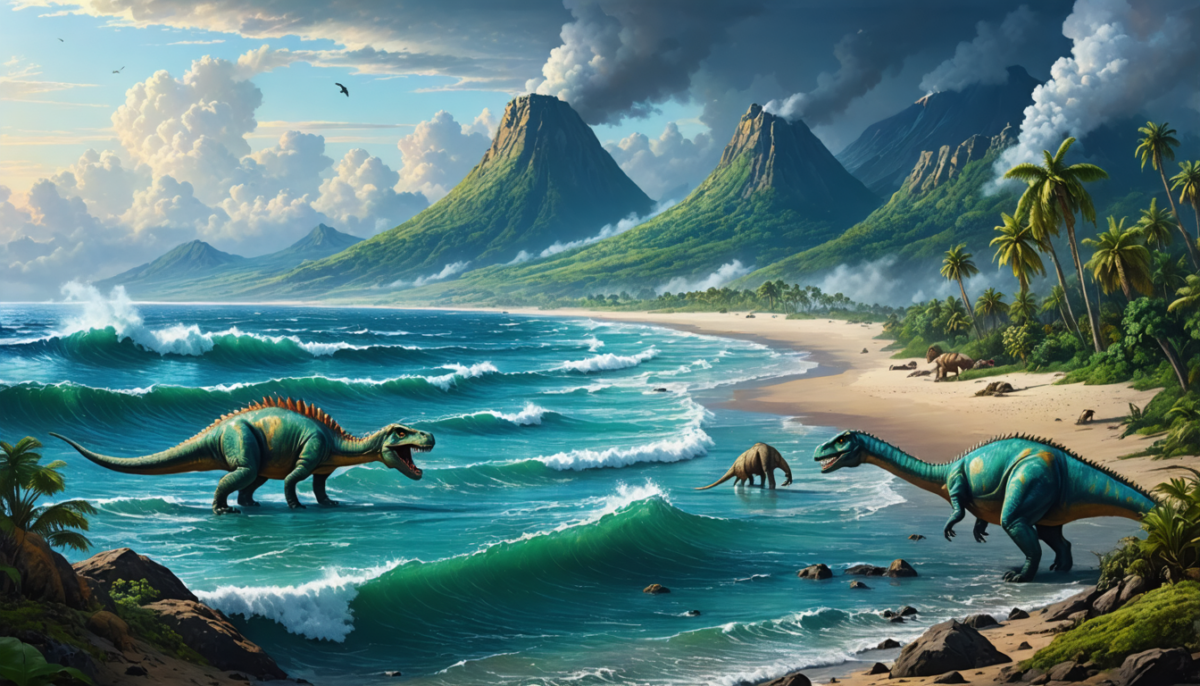 découvrez l'époque fascinante où les dinosaures dominaient la terre, durant laquelle le niveau de la mer atteignait son apogée, façonnant des paysages uniques et un environnement marin exceptionnel.