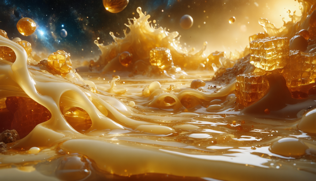 découvrez une théorie révolutionnaire qui décrit l'univers comme une substance gluante et visqueuse, semblable au miel, remettant en question nos connaissances traditionnelles du cosmos.