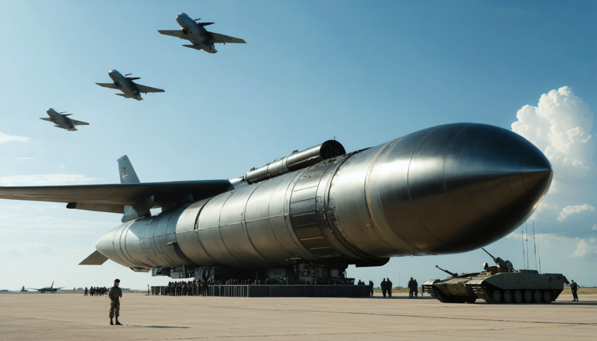 découvrez comment les états-unis développent une ogive cinq fois plus massive que la gbu-57 pour détruire les bunkers ultra-résistants et repousser les limites de la puissance militaire.