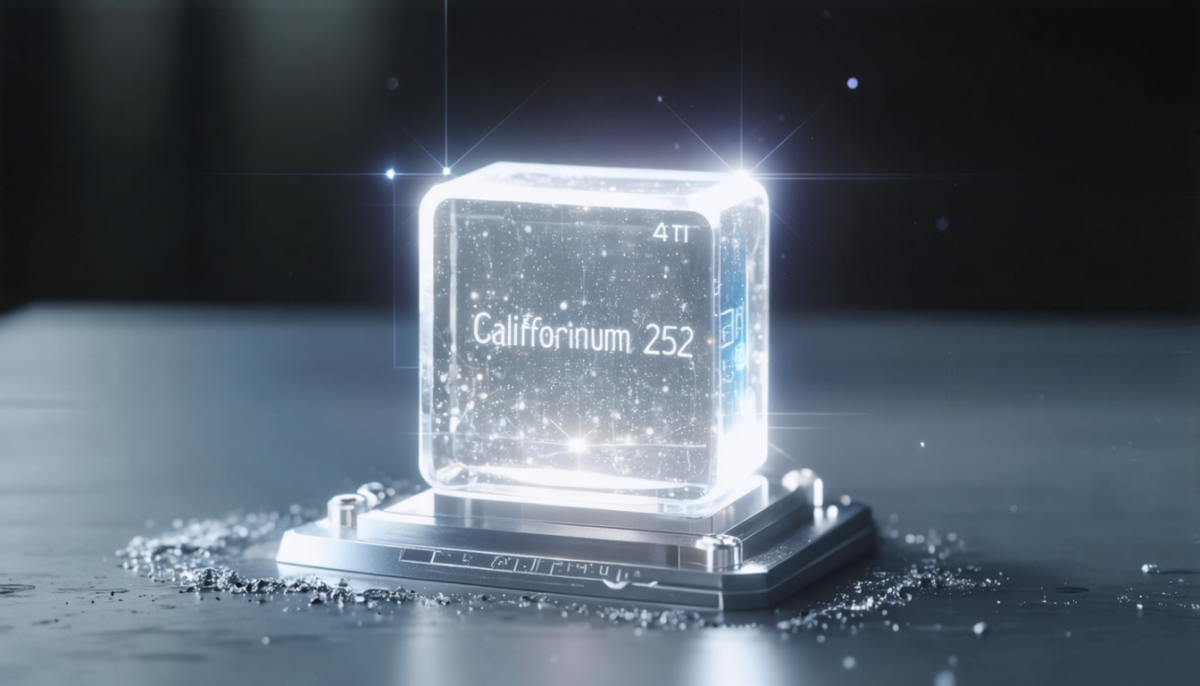 découvrez l'élément chimique rare, valant des millions de dollars le gramme, au centre d'une fabrication sophistiquée aux allures d'arme.