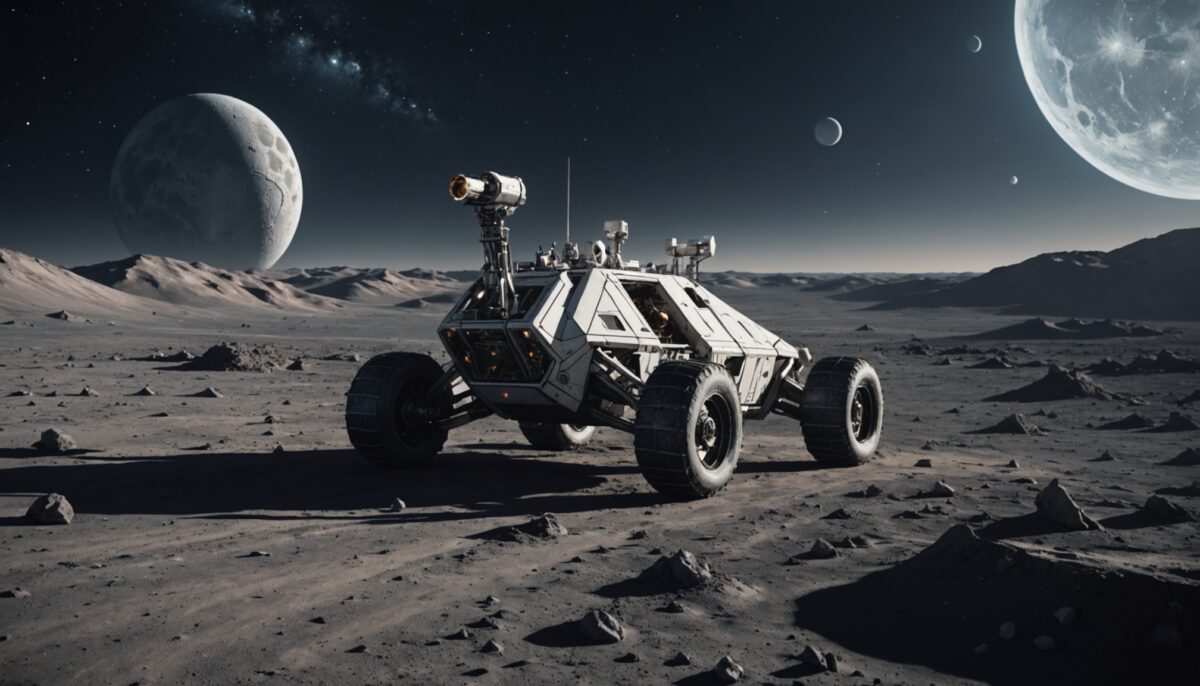 Sur la Lune, la catapulte d’Elon Musk : une idée audacieuse pour envoyer l’intelligence artificielle vers l’infini