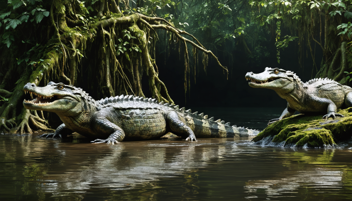 découvrez comment d'anciens crocodiles utilisaient des techniques surprenantes pour chasser leurs proies depuis des endroits inattendus, bien au-delà de l'eau.