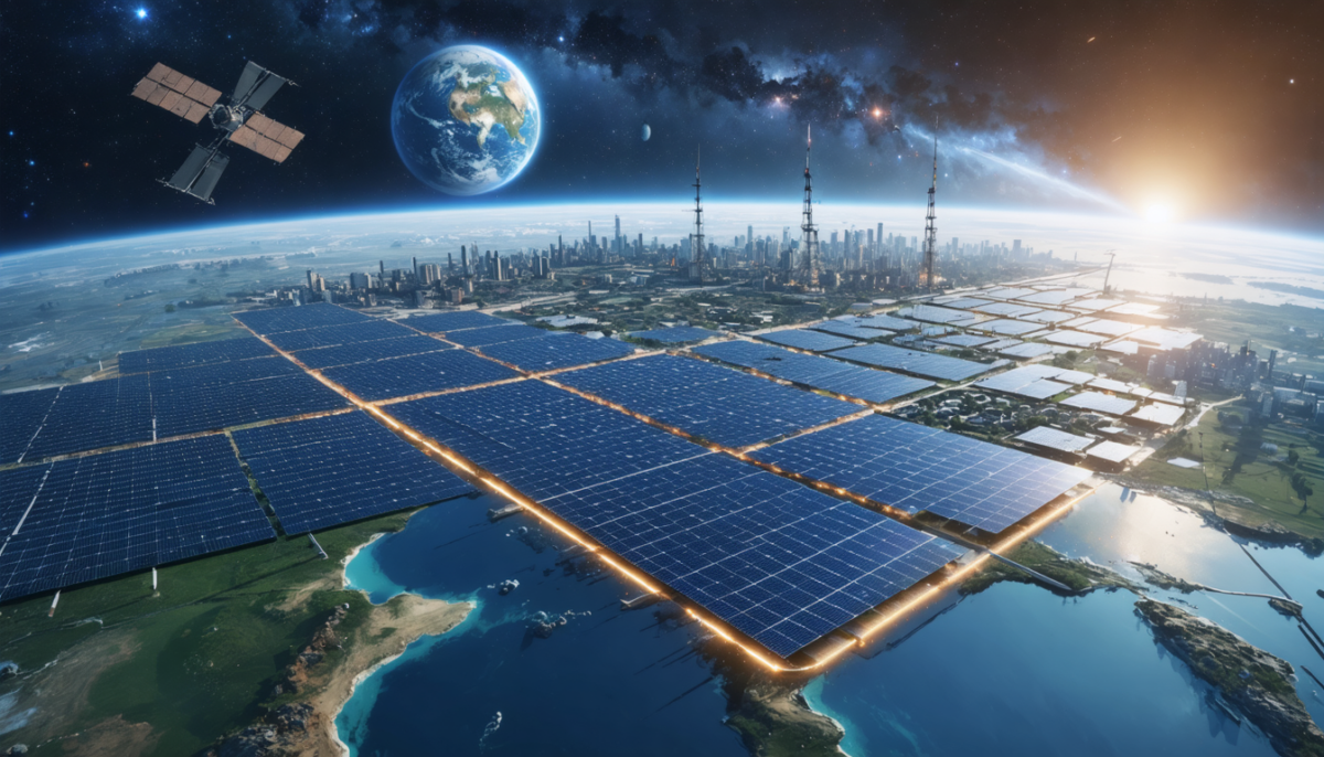 elon musk imagine un avenir où l'énergie solaire devient la principale source d'énergie sur terre, marquant une avancée majeure vers la maîtrise complète de l'énergie selon l'échelle de kardashev.