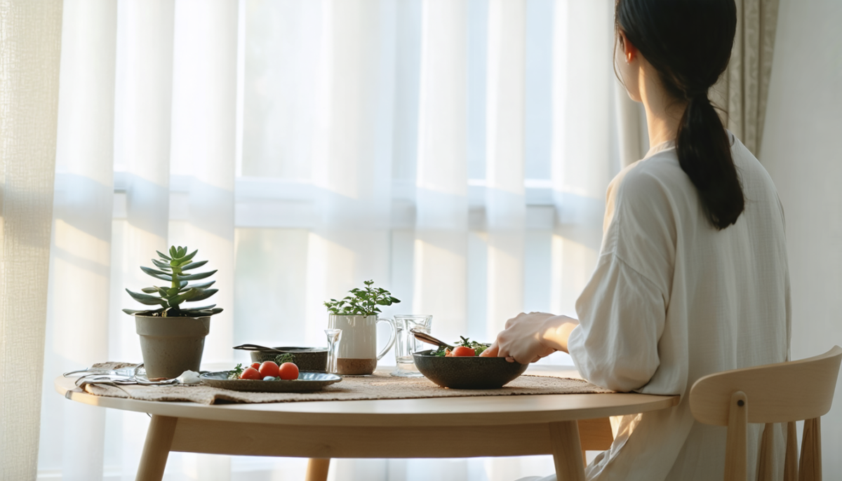 découvrez comment choisir la sérénité à table a transformé ma vie, en laissant derrière la précipitation et le tumulte pour retrouver paix et bien-être au quotidien.