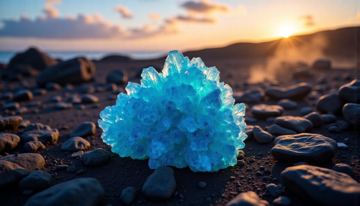 Ce mystérieux minéral volcanique bleu pourrait bien révéler les origines de l'humanité