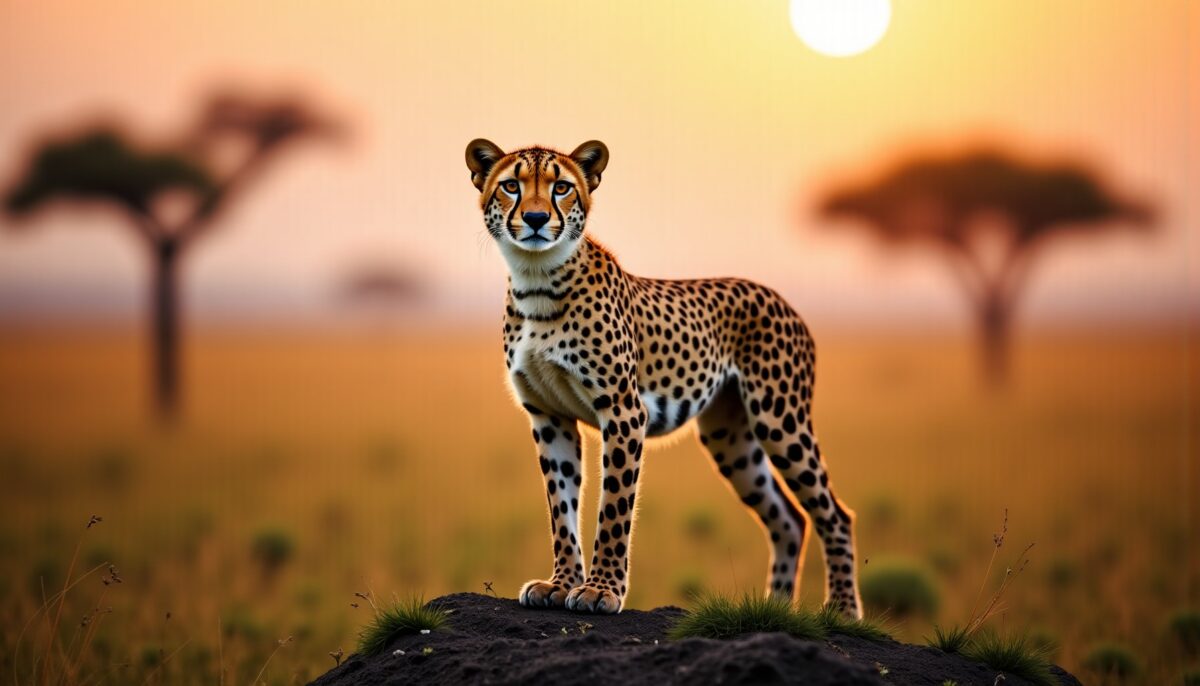 Jeunes guépards : découvrez le secret astucieux qui les distingue de leur mère