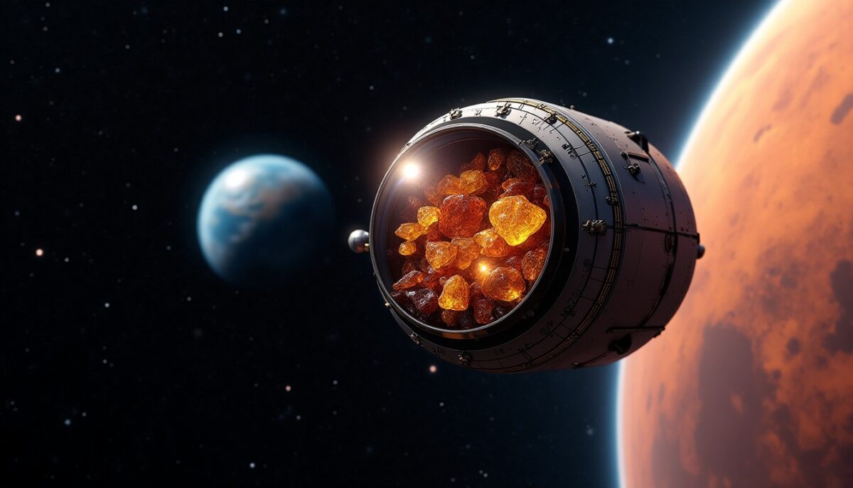 Les pierres précieuses les plus rares de l’histoire scellées à bord d’un robot à 225 millions de kilomètres de la Terre : un triomphe stratégique pour la Chine