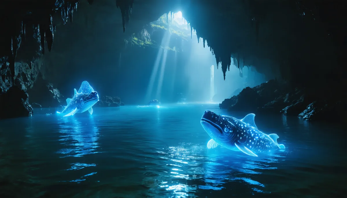 découvrez les mystères de la plus vaste grotte mondiale où deux créatures marines inconnues réapparaissent, révélant un écosystème sous-marin fascinant et inédit.