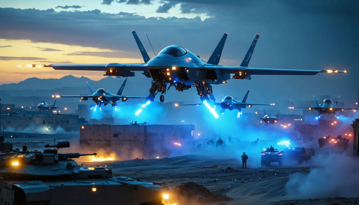 découvrez comment l'intelligence artificielle transforme les frappes militaires en iran, réduisant des semaines d'opérations en seulement 12 heures dans la nouvelle ère de la guerre éclair 2.0.