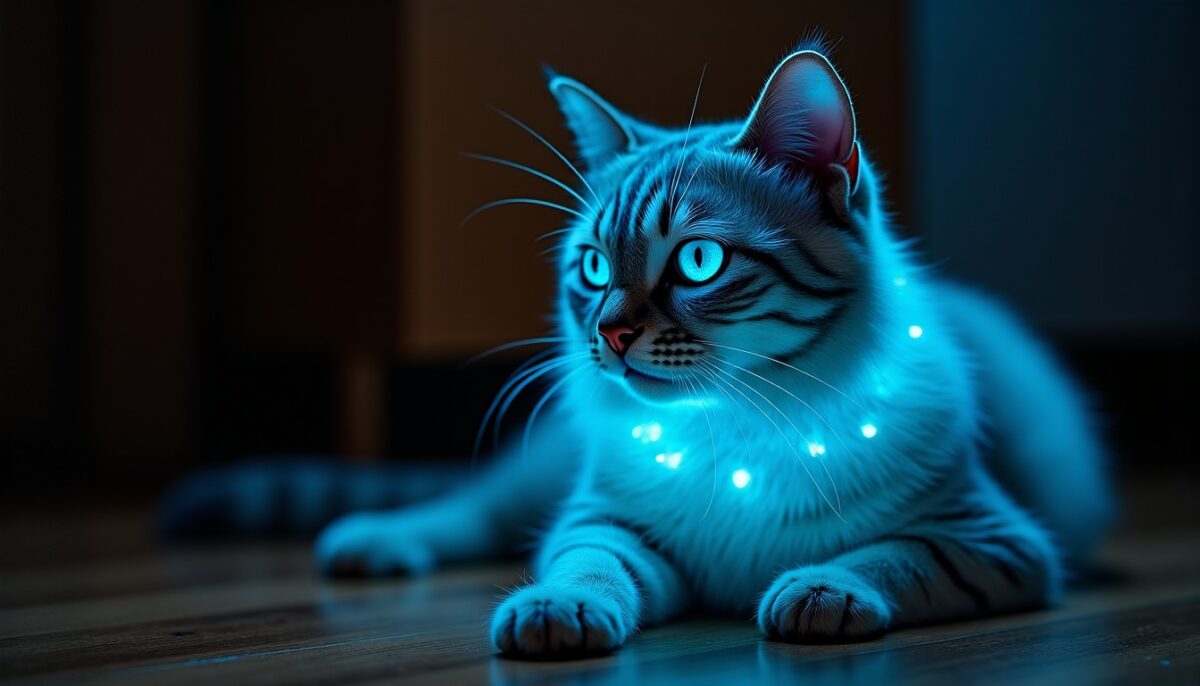 Pourquoi certains chats scintillent dans l’obscurité comme des diamants : les révélations de la science