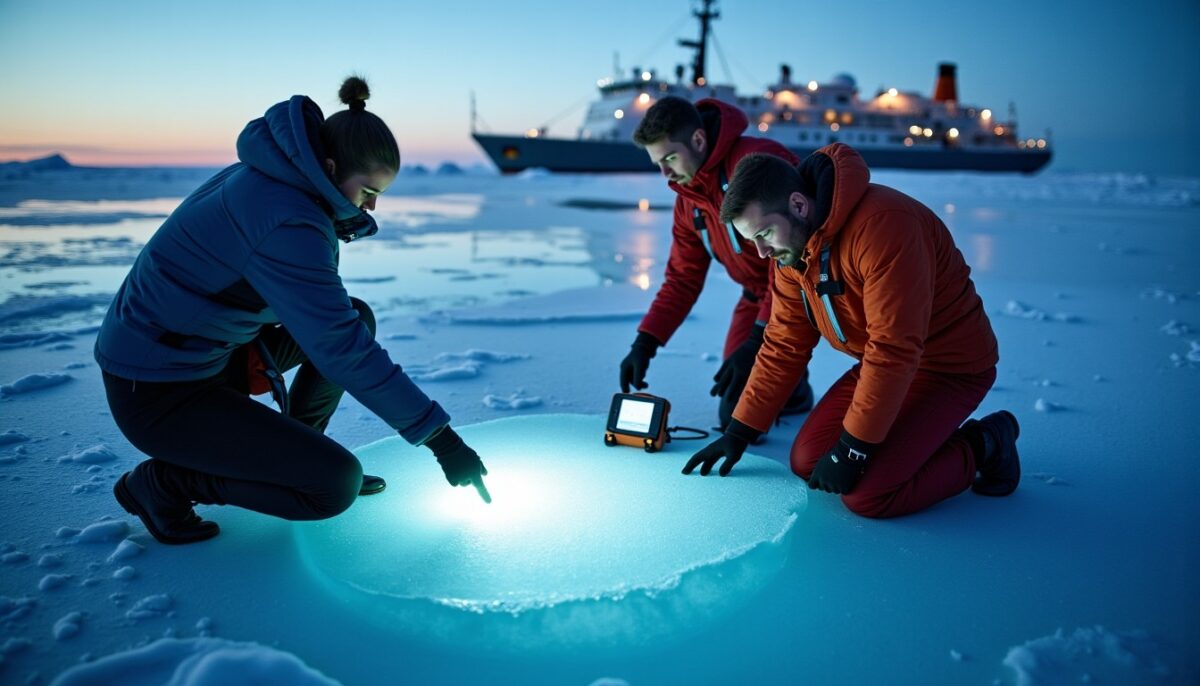 Révélation scientifique : découverte de la zone d'arrivée de la chaleur sous la glace