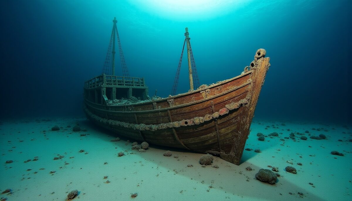 Au large de Saint-Tropez, un navire du XVIe siècle repose à 2 567 mètres de profondeur, préservé des pilleurs pendant des siècles